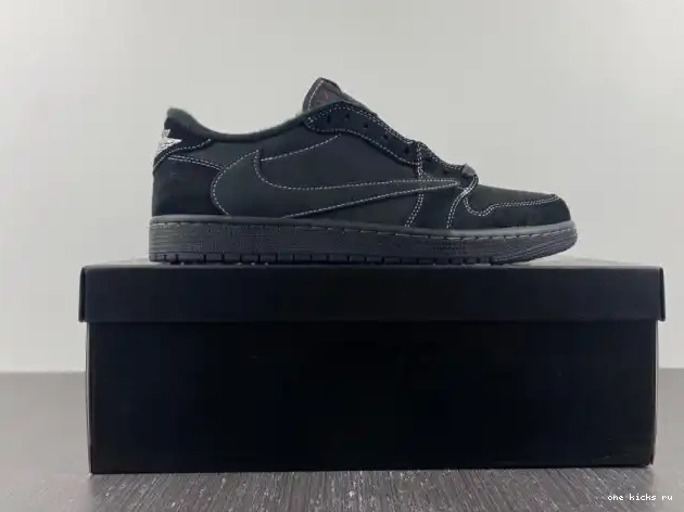 Chep Onekick Jordan Air DM7866-001 Jordan x Scott 1 Low Black Phantom